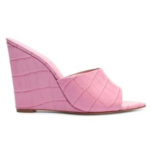 Pink Wedge Sandals